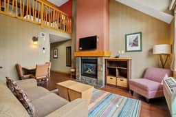 Premium Loft Suite w/ Fireplace + Balcony - Image 2